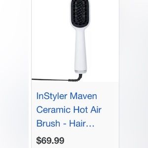 New in Box Maven Dry and Straighten brush